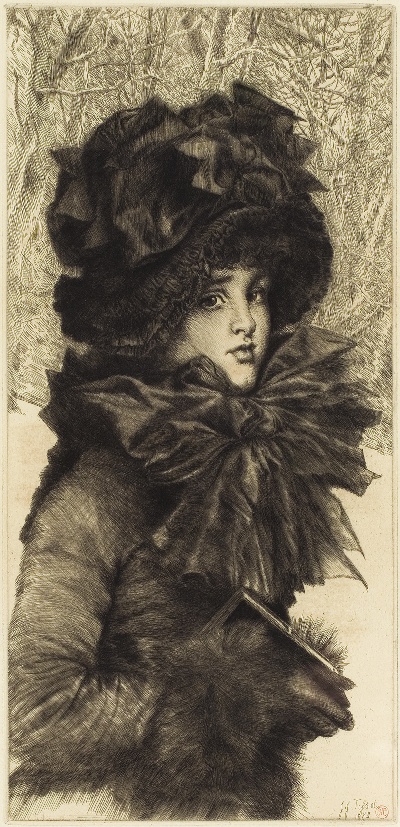 詹姆斯·迪索 James Tissot, 1836-1902 (Drawings)的油画作品-James_Tissot_D014