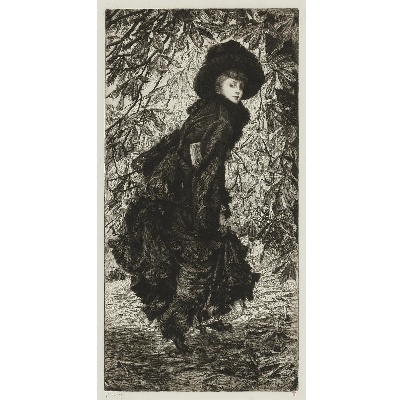 詹姆斯·迪索 James Tissot, 1836-1902 (Drawings)的油画作品-James_Tissot_D018