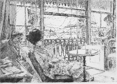 詹姆斯·迪索 James Tissot, 1836-1902 (Drawings)的油画作品-James_Tissot_D022