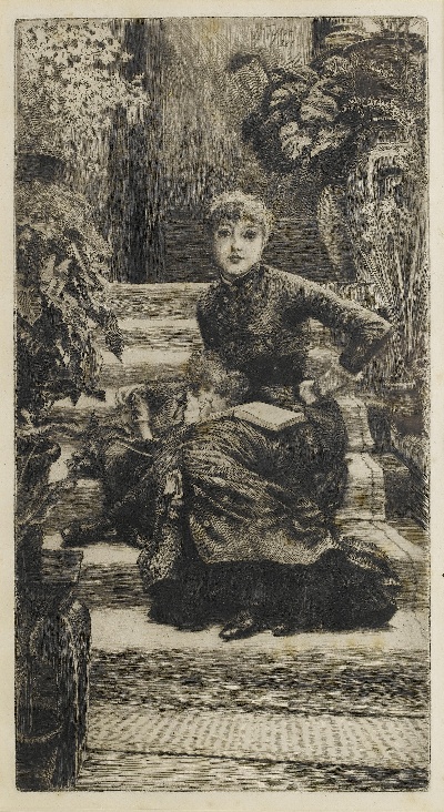 詹姆斯·迪索 James Tissot, 1836-1902 (Drawings)的油画作品-James_Tissot_D005