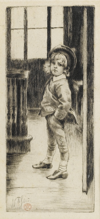 詹姆斯·迪索 James Tissot, 1836-1902 (Drawings)的油画作品-James_Tissot_D007