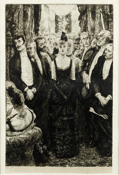 詹姆斯·迪索 James Tissot, 1836-1902 (Drawings)的油画作品-James_Tissot_D009