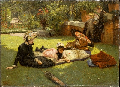 詹姆斯·迪索 James Tissot, 1836-1902 (油画)的油画作品-James_Tissot_P009