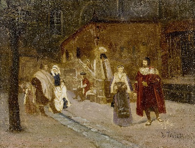 詹姆斯·迪索 James Tissot, 1836-1902 (油画)的油画作品-James_Tissot_P010