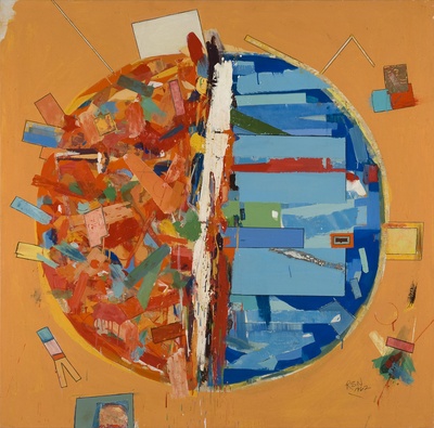 【美国】罗伯特·纽曼（Robert S. Neuman）抽象绘画的油画作品-1961年12月6日
