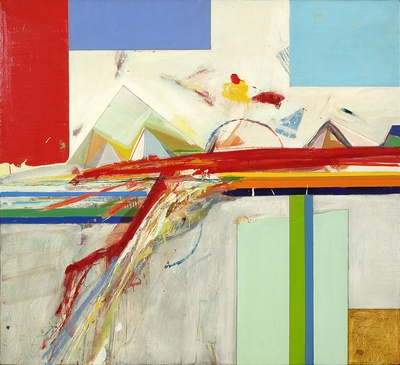 【美国】罗伯特·纽曼（Robert S. Neuman）抽象绘画的油画作品-有些声音