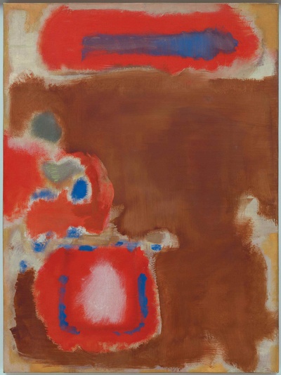 【美国】马克·罗斯科（Mark Rothko）抽象绘画的油画作品-01-Mark-Rothko-无标题-1947