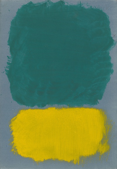 【美国】马克·罗斯科（Mark Rothko）抽象绘画的油画作品-36马克·罗斯科（mark rothko）未命名（1968）亚克力（纸上）硬纸板（面板上）