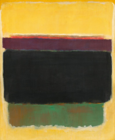【美国】马克·罗斯科（Mark Rothko）抽象绘画的油画作品-罗斯科-1949无标题