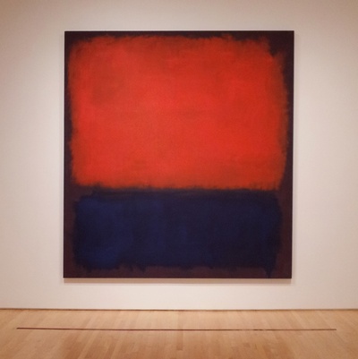 【美国】马克·罗斯科（Mark Rothko）抽象绘画的油画作品-罗斯科14号