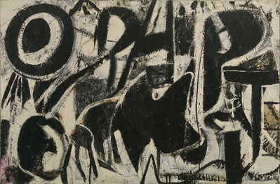 库宁作品的油画作品-06-willem-de-kooning-orestes-1947年