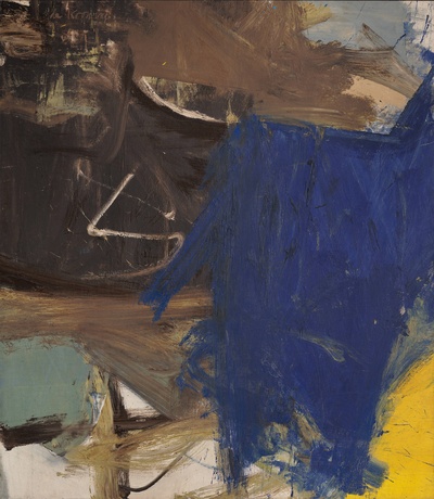 库宁作品的油画作品-17-Willem-de-Kooning-Park-Rosenberg-1957年