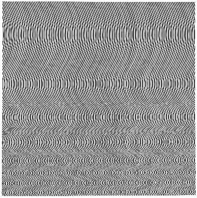 赖利的油画作品-Bridget Riley  fall_1963