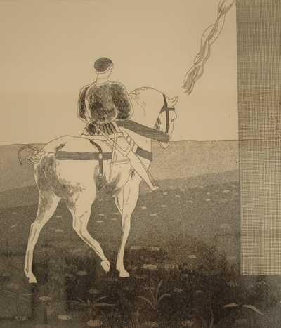 大卫霍克尼的油画作品-參考版畫1969-1970Six Fairy Tales. Petersburg Press2(etching)