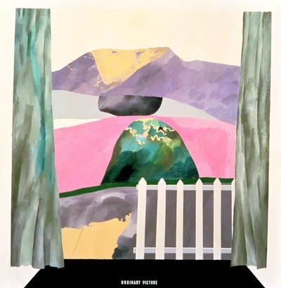 大卫霍克尼的油画作品-1964Ordinary Picture(acrylic)