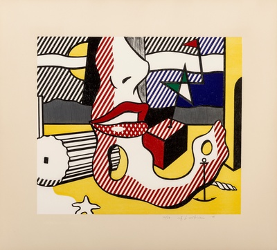 罗伊利希滕斯坦作品的油画作品-Roy_Lichtenstein (01)