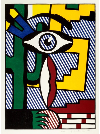 罗伊利希滕斯坦作品的油画作品-Roy_Lichtenstein (04)