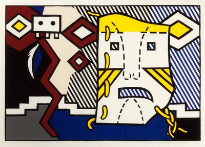 罗伊利希滕斯坦作品的油画作品-Roy_Lichtenstein (07)