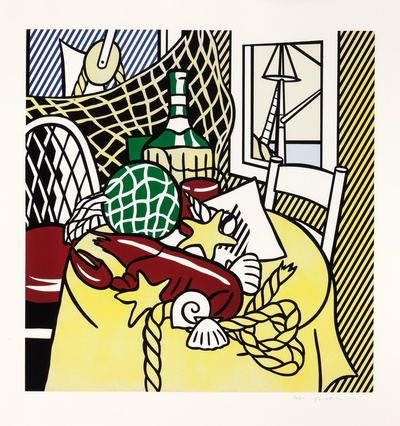 罗伊利希滕斯坦作品的油画作品-Roy_Lichtenstein (64)