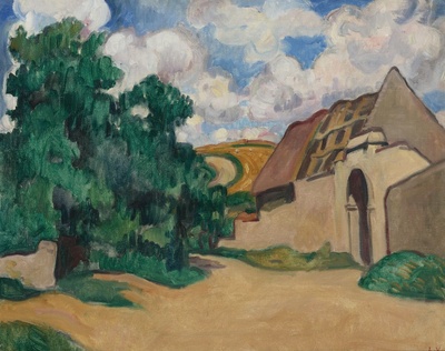 路易斯沃塔特Louis Valtat绘画作品的油画作品-Abandoned Farm, 1912