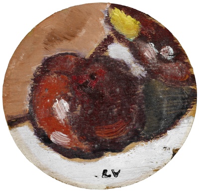 路易斯沃塔特Louis Valtat绘画作品的油画作品-An Apple, 1935
