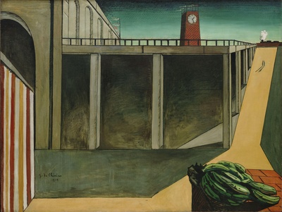 【意大利】乔治·德·基里科（Giorgio de Chirico）绘画的油画作品