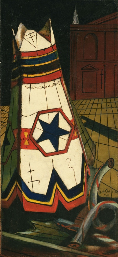 【意大利】乔治·德·基里科（Giorgio de Chirico）绘画的油画作品
