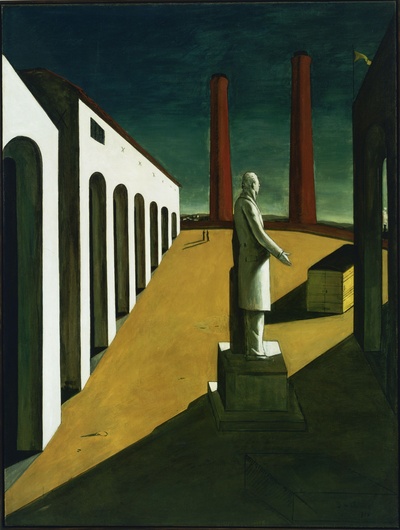 【意大利】乔治·德·基里科（Giorgio de Chirico）绘画的油画作品