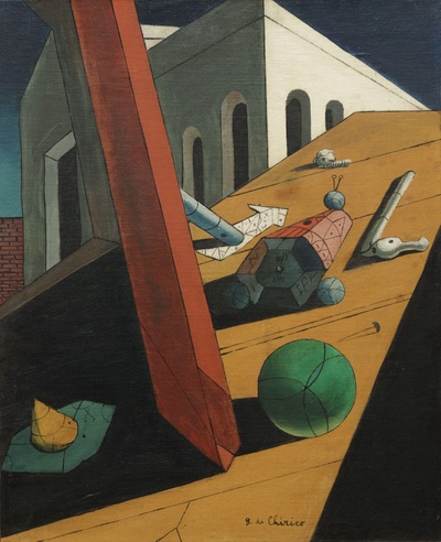 【意大利】乔治·德·基里科（Giorgio de Chirico）绘画的油画作品