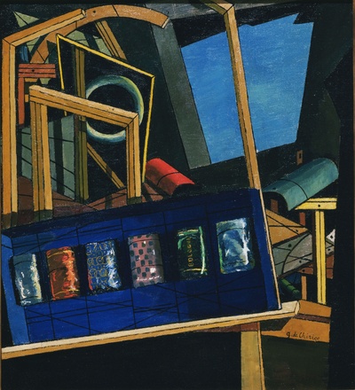 【意大利】乔治·德·基里科（Giorgio de Chirico）绘画的油画作品