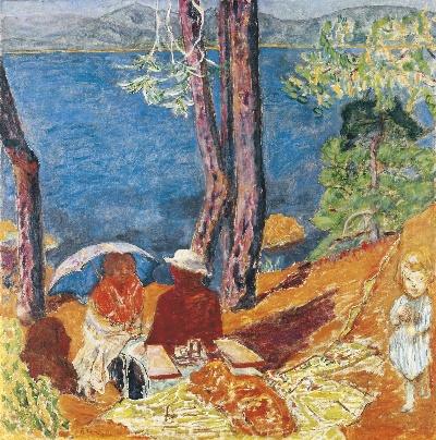 博纳尔作品的油画作品-Pierre Bonnard (002)