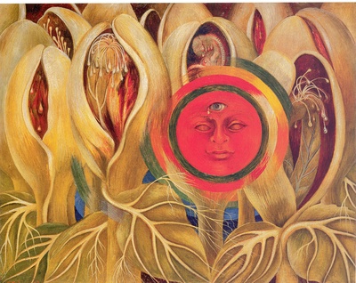 弗里达作品的油画作品-frida-kahlo