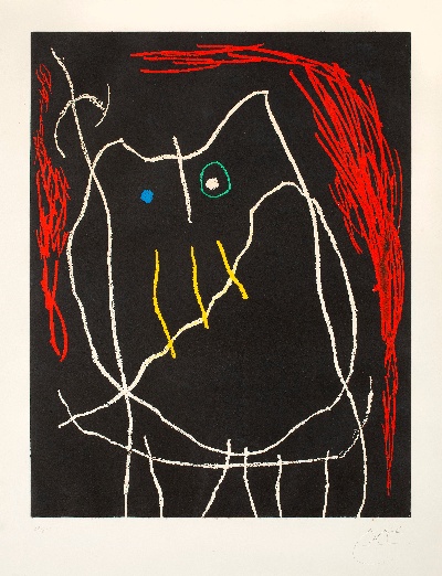 米罗作品的油画作品-103-米罗