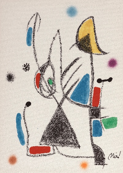 米罗作品的油画作品-141-米罗