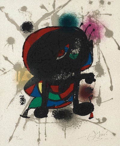 米罗作品的油画作品-167-米罗