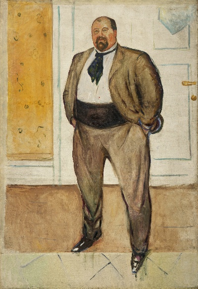 蒙克油画的油画作品-Consul Christen Sandberg, 1901