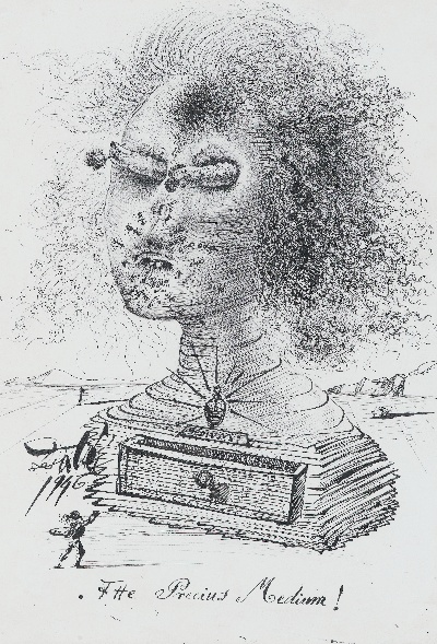 达利作品的油画作品-Salvador Dalí - The Precius Medium, 1946