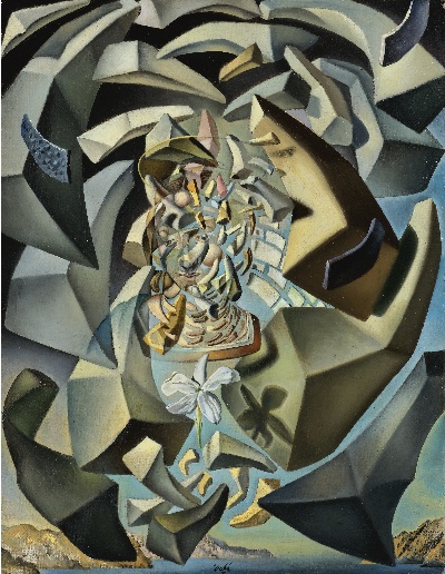 达利作品的油画作品-Salvador Dalí - Madone microphysique, 1954