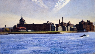 霍普作品的油画作品-1928 [263] Blackwell’s Island