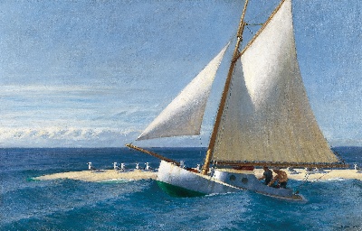 霍普作品的油画作品-1944 [327] The Martha McKeen of Wellfleet