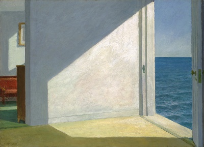 霍普作品的油画作品-1951 [345] Rooms By The Sea