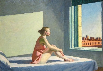 霍普作品的油画作品-1952 [346] Morning Sun