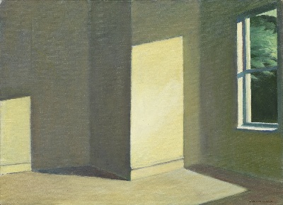 霍普作品的油画作品-1963 [364] Sun in an Empty Room