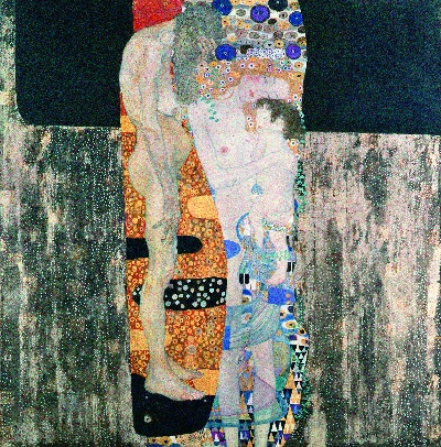 克里姆特油画和素描的油画作品-克里姆特·古斯塔夫-0063066女人的三个阶段-H