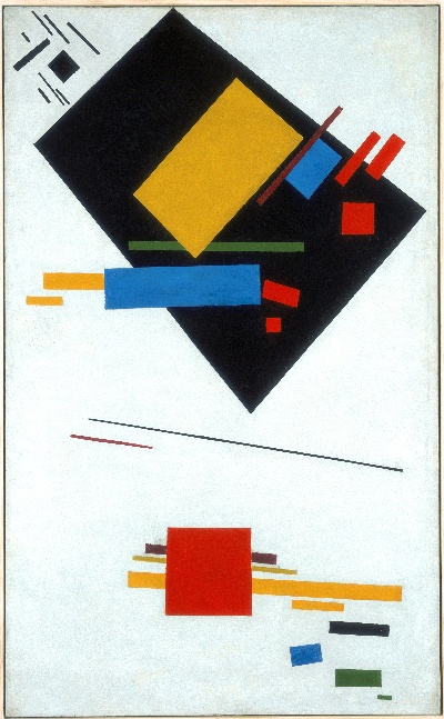 马列维奇的油画作品-Kazimir_Malevich_-_Suprametism