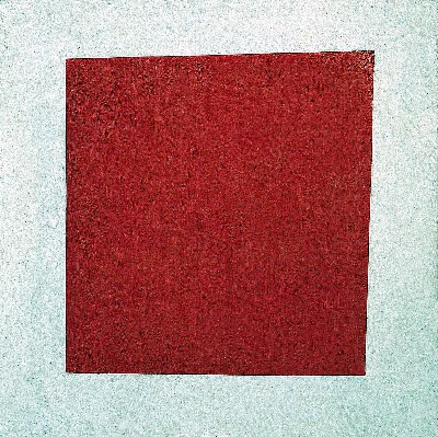马列维奇的油画作品-Красный_супрематический_квадрат