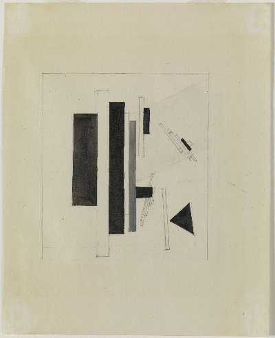 马列维奇的油画作品-GUGG_Untitled_(Suprematist_Composition,_Malevich_a)