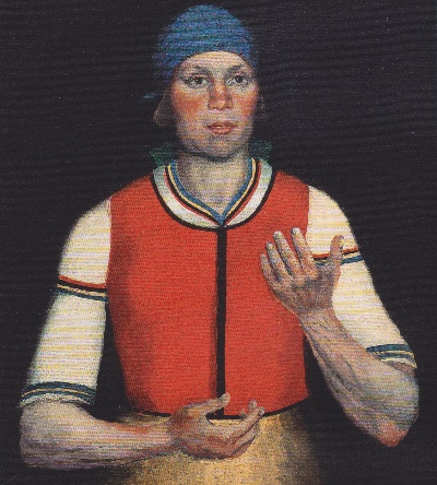 马列维奇的油画作品-Kasimir_Malewitsch_-_Arbeiterin
