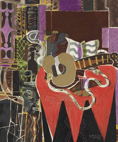 乔治布拉克Georges Braque油画作品的油画作品-乔治布拉克（01）