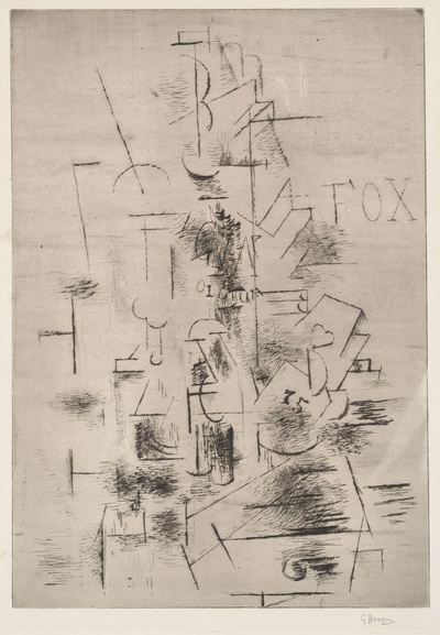 乔治布拉克Georges Braque油画作品的油画作品-乔治布拉克（28）
